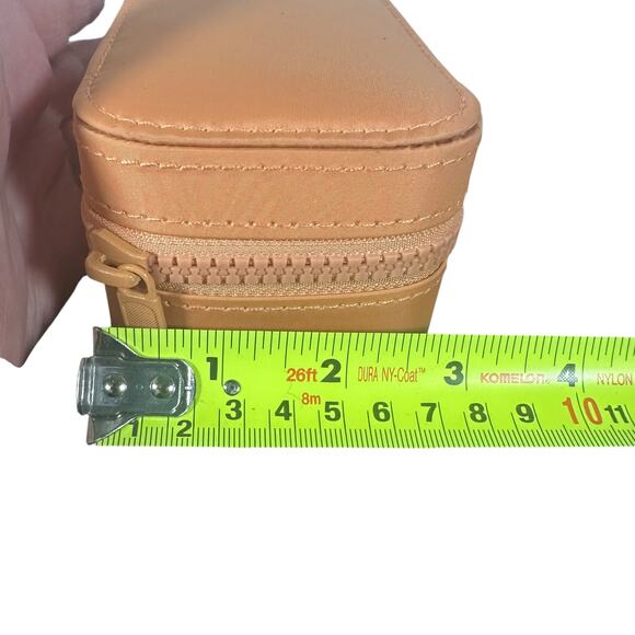 Dagne Dover Small Travel Case Women's Compact Organizer Peach Orange Neoprene - Picture 8 of 9